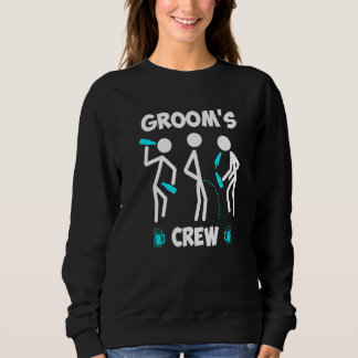 Sweatshirt Enterrement de vie de garçon hommes équipe marié m