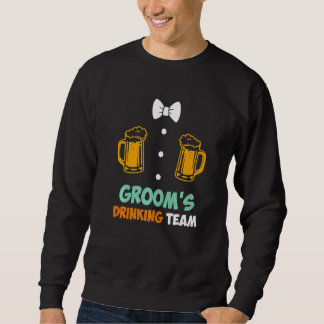 Sweatshirt Enterrement de vie de garçon hommes équipe marié m