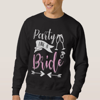 Sweatshirt Enterrement de Vie de Jeune Fille Mariage Marié Cé