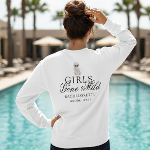 Sweatshirt Enterrements de Vie de Jeune Fille au Spa Ouragan