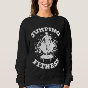 Sweatshirt Entraînement de Fitness en Trampoline Cardio Saut