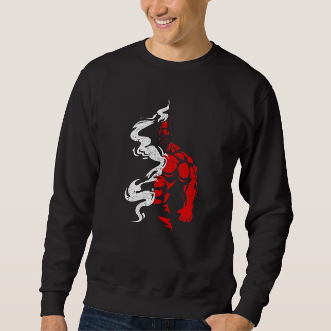 Sweatshirt Entraînement de force athlétique Fitness  1 (Devant)