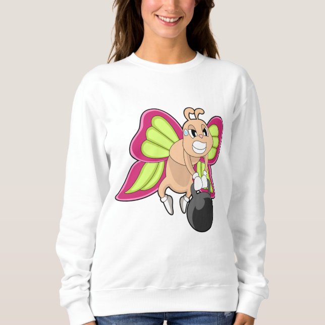 Sweatshirt Entraînement de résistance aux papillons (Devant)