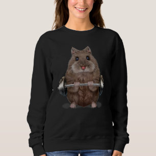 Sweatshirt Entraînement musculaire Hamster nain Remise en for