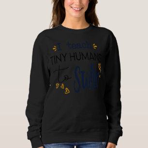 Sweatshirt Entraîneur cool De Bain J'Enseigne À De Petits Hum