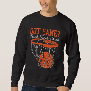 Sweatshirt Entraîneur de basket-ball Sport Trainer Hooper Bas