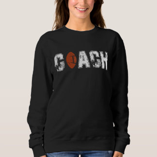 Sweatshirt Entraîneur de Football Papa a la priorité sur l'En