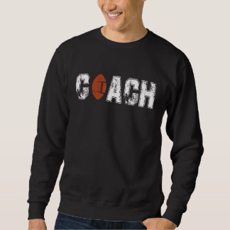Sweatshirt Entraîneur de football Papa Dibs sur l'entraîneur
