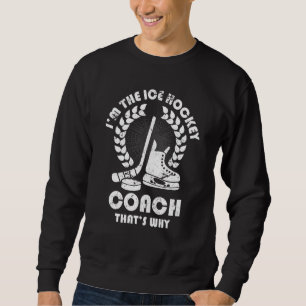 Sweatshirt Entraîneur de hockey sur glace Entraînement sporti