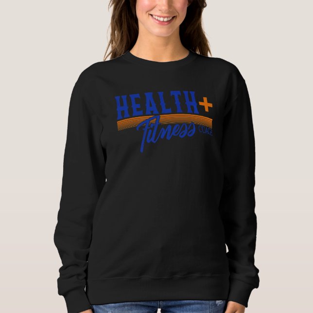 Sweatshirt Entraîneur de santé Formation d'instructeur de con (Devant)