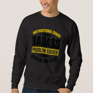 Sweatshirt Entraîneur d'enseignement de l'adjoint pédagogique