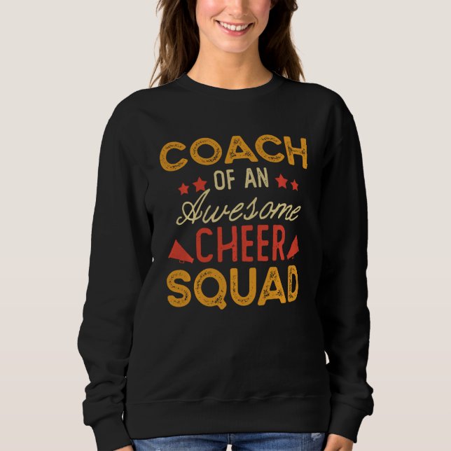 Sweatshirt Entraîneur D'Un Superbe Escadron De Cheers Drôle E (Devant)
