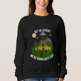 Sweatshirt Entrer dans les perdants on fait des trucs de cul
