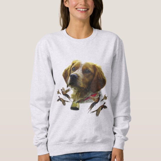 Sweatshirt Épagneul breton  (Devant)