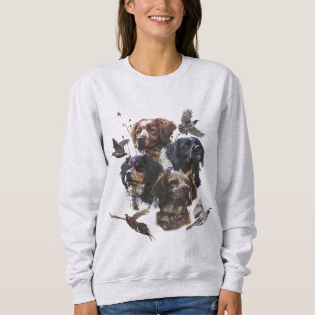 Sweatshirt Épagneul breton  (Devant)