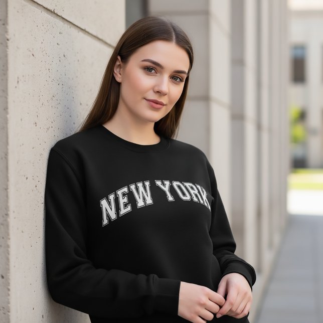 Sweatshirt Épais pull NEW YORK  à l'américaine Université (Créateur téléchargé)