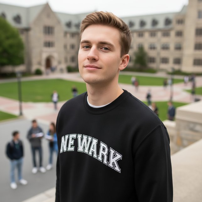 Sweatshirt Épais Sweater de Style Universitaire Newark Amériq (Créateur téléchargé)