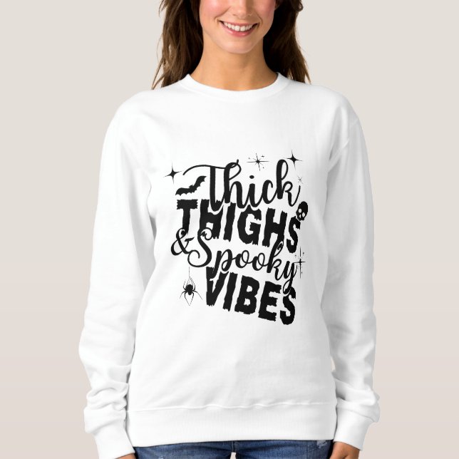 Sweatshirt ÉPAISSEUR VIBES ÉFFRAYANTES HALLOWEEN T-shirt (Devant)