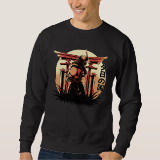 Sweatshirt Épeurant asiatique japonais creepy samouraï combat
