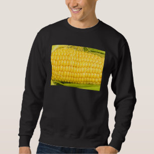 Sweatshirt Épi De Maïs Avec Soie Et Feuilles Sur L'Épi