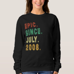 Sweatshirt Epic 14 ans depuis juillet 2008 14ème anniversaire