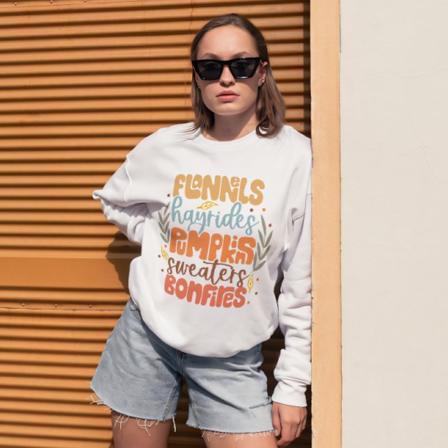 Sweatshirt Épices citrouilles et des vibrations d'automne dou (Créateur téléchargé)