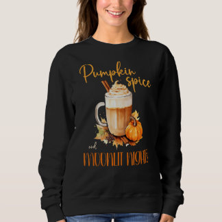 Sweatshirt Épices citrouilles et nuits Lune, automne mignon r