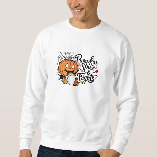 Sweatshirt Épices citrouilles et peurs (Devant)