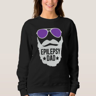 Sweatshirt Epilepsie Papa Beard Papa D'Un Epilepsie Warrier P