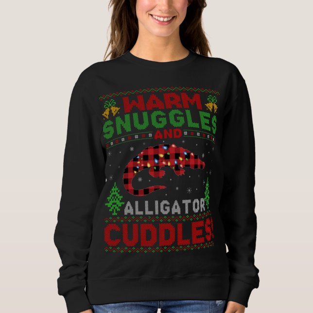 Sweatshirt Épingles Chaudes Et Boucles D'Alligator Épais Alli (Devant)