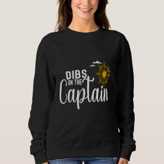 Sweatshirt Épouse du capitaine droit sur le capitaine 4