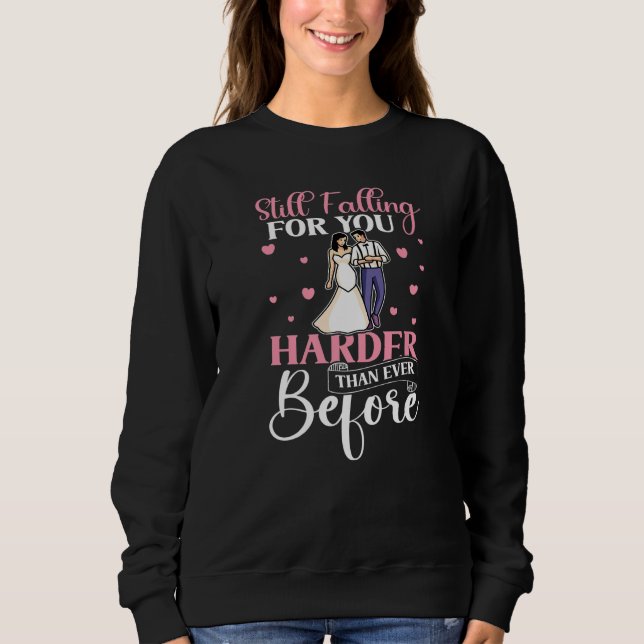 Sweatshirt Épouse mariage Qui Te Trouve Encore Plus Difficile (Devant)