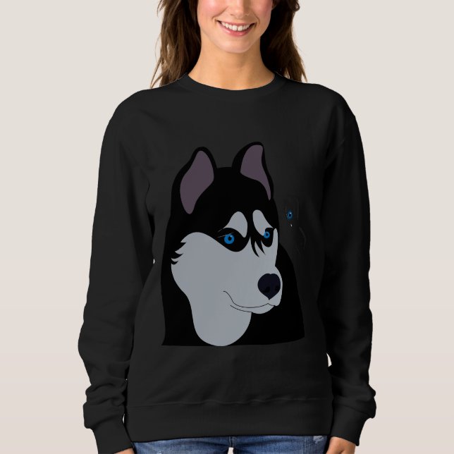 Sweatshirt Époux Et Bleu Épaule Fille (Devant)