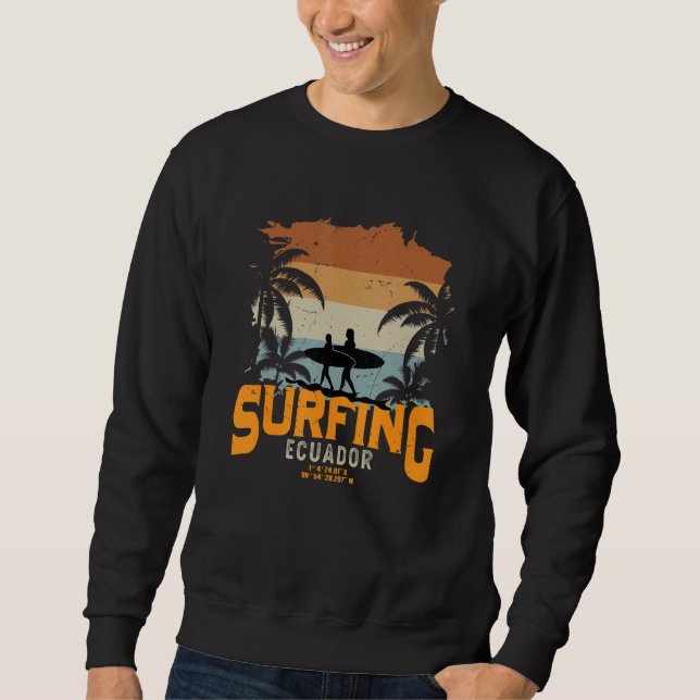 Sweatshirt Equateur Surf 1 (Devant)