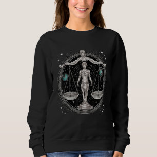 Sweatshirt Équilibre céleste des balances du zodiaque dans la