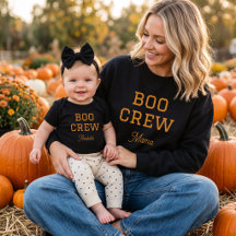 Équipage Boo Maman Famille Halloween