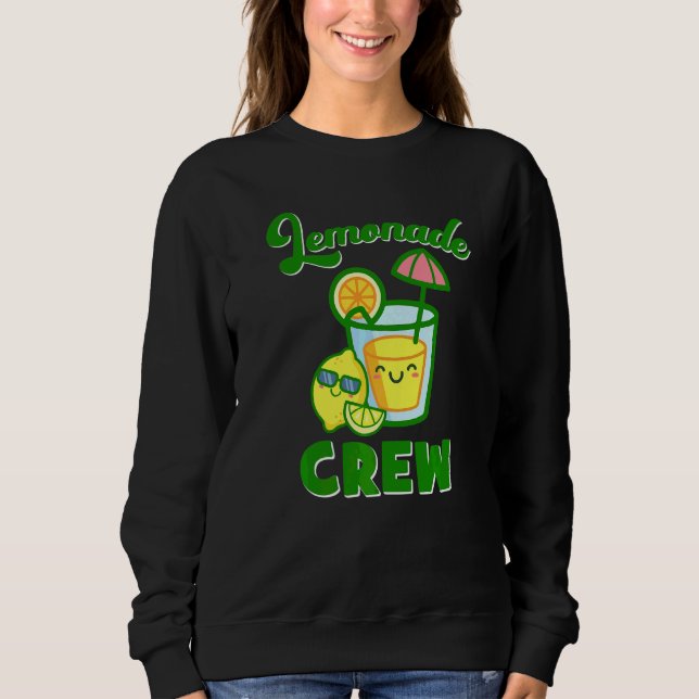 Sweatshirt Équipage de limonade Citron Enfants Jus de citron (Devant)