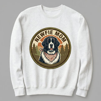 Sweatshirt Équipage de maman Terre-Neuve Sweat-shirt col rond
