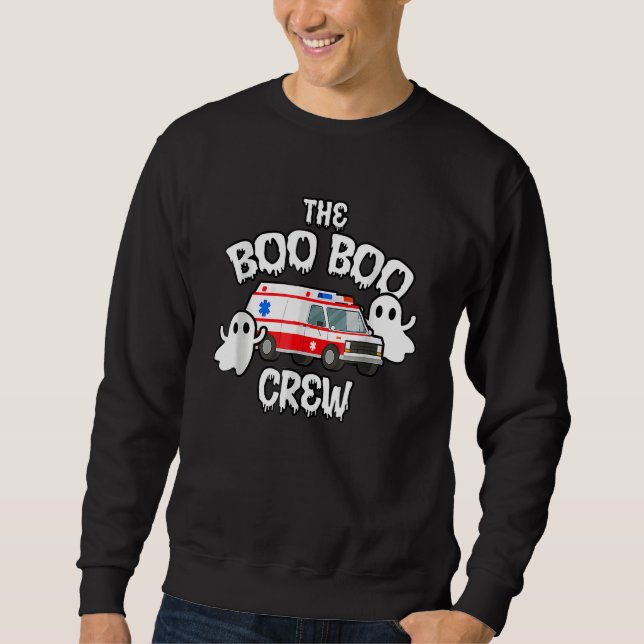 Sweatshirt Équipage des bobos du SAMU ambulancier fantôme Hal (Devant)