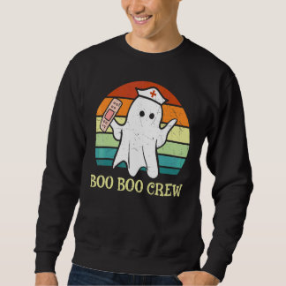 Sweatshirt Équipage Fantôme Rétro Jour des Infirmières Semain