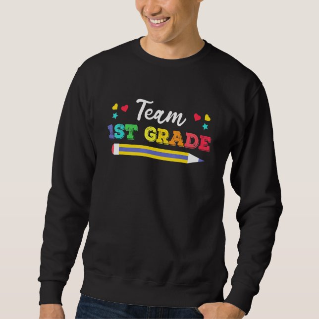Sweatshirt Équipe 1ère année Enseignant Retour (Devant)