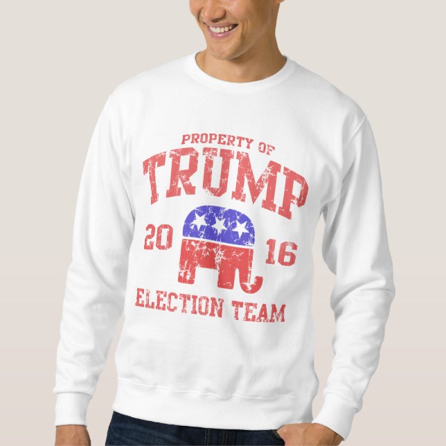Sweatshirt Équipe 2016 d'élection de Donald Trump (Devant)