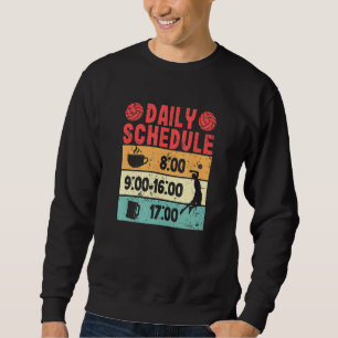 Sweatshirt Équipe cycliste Daily Schedule Beach Volleyball
