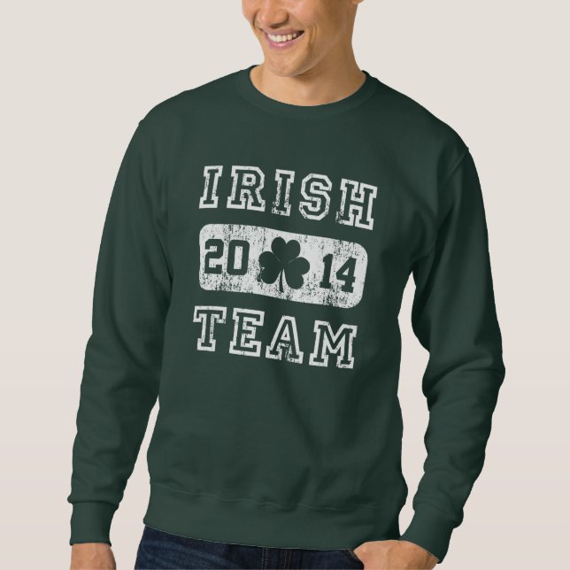 Sweatshirt Équipe cycliste Irish 2014 (Devant)