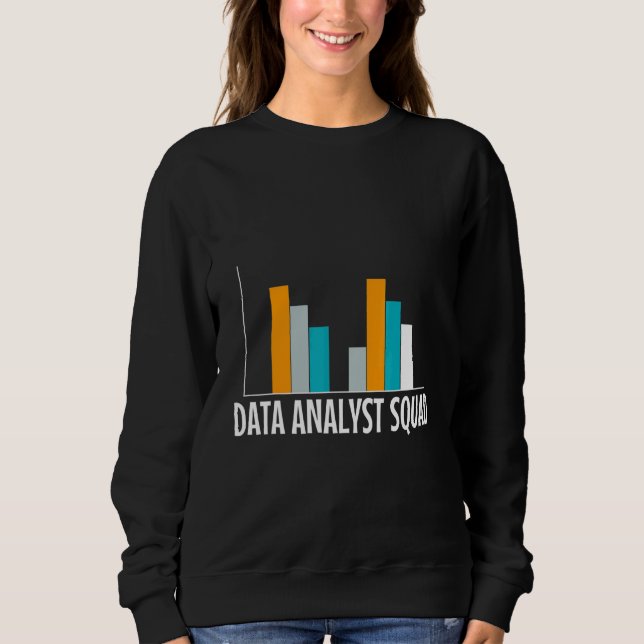 Sweatshirt Équipe d'analystes de données (Devant)