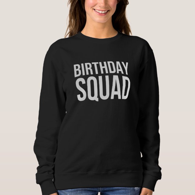Sweatshirt Équipe d'anniversaire Meilleurs amis (Devant)