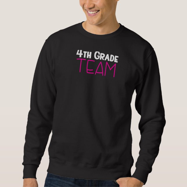 Sweatshirt Équipe de 4e année École primaire 4e année Thé de  (Devant)