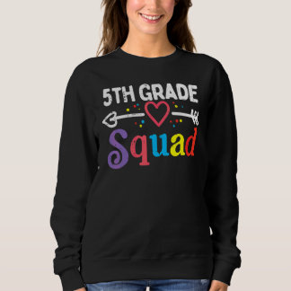 Sweatshirt Équipe de 5e année Cinquième premier jour d'école 