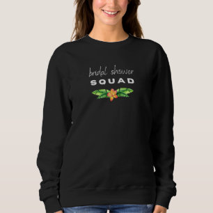 Sweatshirt Équipe de Baby Shower de Fiançailles Weekend Marié
