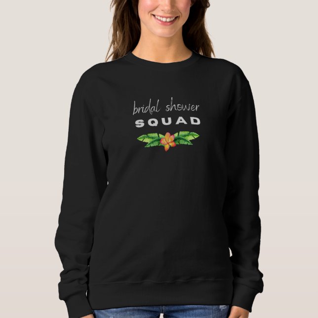 Sweatshirt Équipe de Baby Shower de Fiançailles Weekend Marié (Devant)